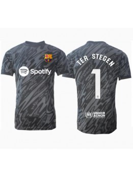 Barcelona Ter Stegen #1 Målvakt Replika Tredje Kläder 2024-25 Kortärmad